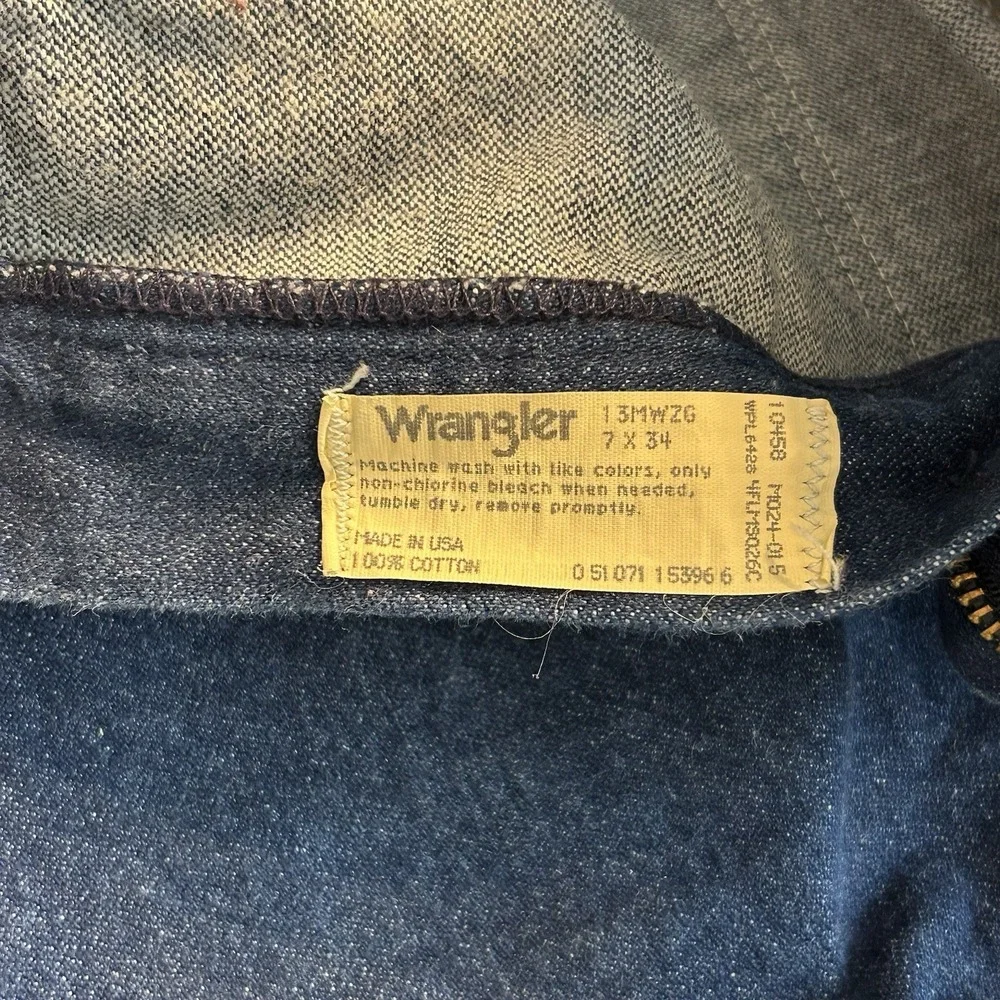 Wrangler 13MWZG Womens 26x34 Vintage Made USA High Rise Cowboy Western Jeans - Picture 4 of 8
